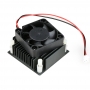 Aluminum Heatsink with fan - 50x50x28mm